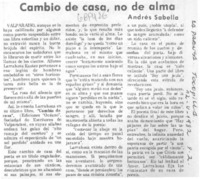 Cambio de casa, no de alma