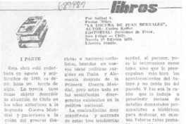 La Locura de Juan Bernales"