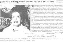 La segunda vida: emergiendoo de un mundo en ruinas