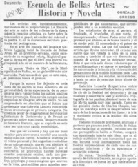 Escuela de Bellas Artes: historia y novela