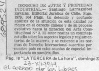 Derecho de autor y propiedad industrial.