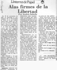 Alas firmes de la libertad