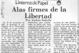 Alas firmes de la libertad