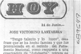 José Victorino Lastarria
