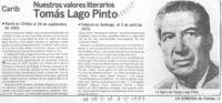 Tomás Lago Pinto.