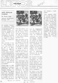 Arte popular chileno.