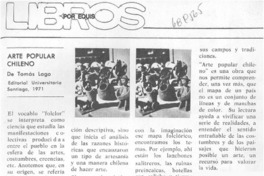 Arte popular chileno.