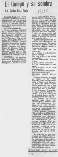 El tiempo y su sombra