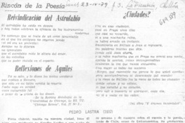 Rincón de la poesía.