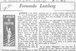 Fernando Lamberg.