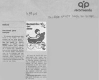 Recuerdos para siempre.