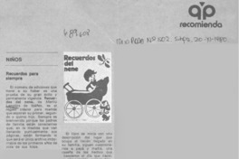 Recuerdos para siempre.