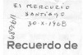 Recuerdo de mi primera comunión