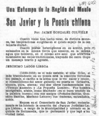 San Javier y la poesía