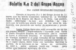Boletín no. 2del Grupo Ancoa