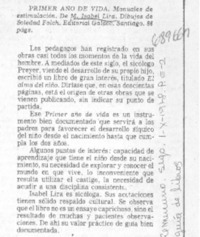 Primer año de vida.