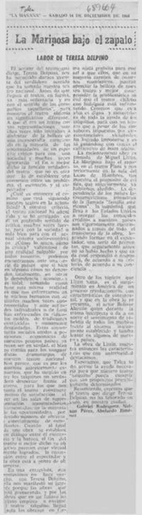 La Mariposa bajo el zapato