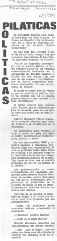 Pilaticas políticas.