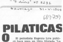 Pilaticas políticas.