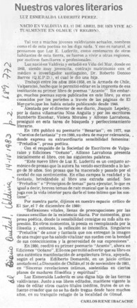 Nuevos valores literarios