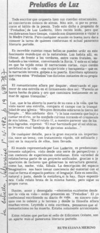 Preludios de Luz