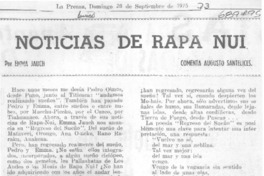 Noticias de Rapa Nui