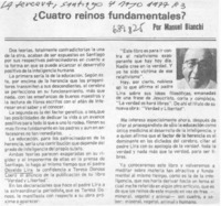 ¿Cuatro reinos fundamentales?