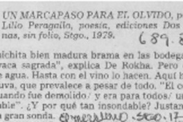 Un Marcapaso para el olvido.