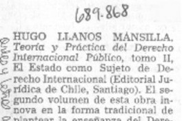 Hugo Llanos Mansilla.