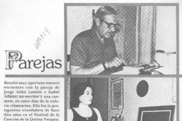 Parejas : [entrevista]