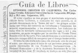 Episodios chilenos en California.