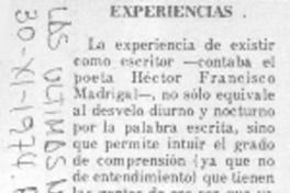 Experiencias.
