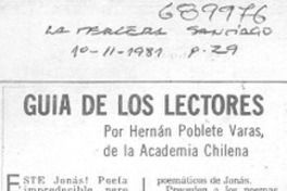 Guía de lectores