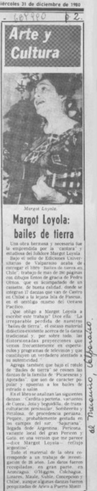 Margot Loyola: bailes de tierra.