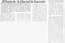 El Frente de la libertad de expresión.