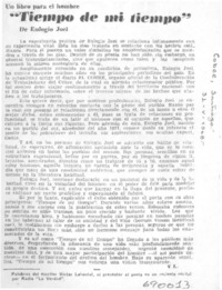 Tiempo de mi tiempo"