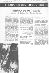Tiempo de mi tiempo"