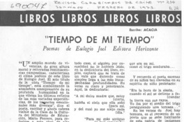 Tiempo de mi tiempo"