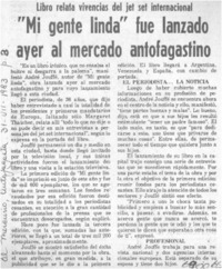 Mi gente linda" fue lanzado ayer al mercado antofagastino.