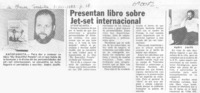 Presentan libro sobre Jet-set internacional.