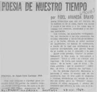 Poesía de nuestro tiempo