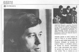 El nieto del miedo: [entrevista]