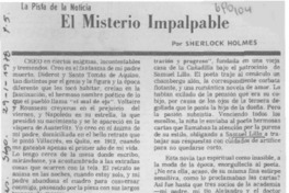 El misterio impalpable