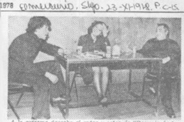 Tres muertos", en el escenario de la UTE.