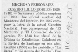 Hechos y personajes.