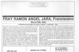 Fray Ramón Angel Jara, Franciscano