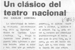 Un clásico del Teatro Nacional