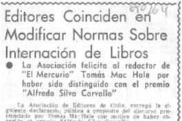 Editores coinciden en modificar normas sobre internación de libros