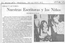 Nuestras escritoras y los niños