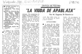 La Vuida de Apablaza